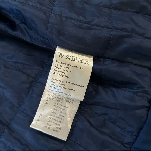 BMW Motorrad Men’s Blue Jacket Size Large Midweight Quilted - Picture 6 of 16